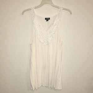 A.N.A White Lace Tank